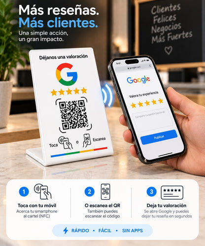 Tarjeta NFC con Soporte